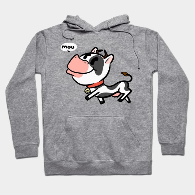 Moo Cow Hoodie by Jamtastic